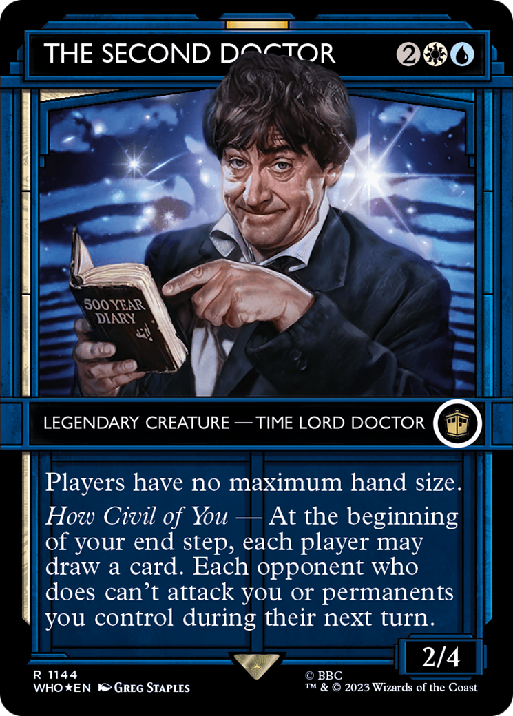 The Second Doctor (WHO-1144) - : (Showcase) (Borderless) Foil