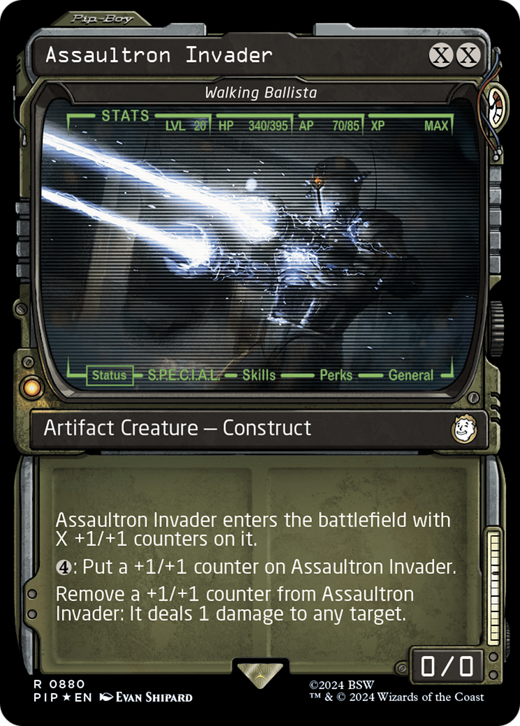 Walking Ballista (PIP-880) -  / Assaultron Invader: (Showcase) Foil