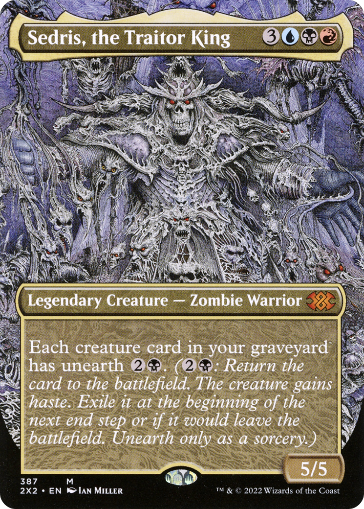 Sedris, the Traitor King (2X2-387) -  (Borderless)