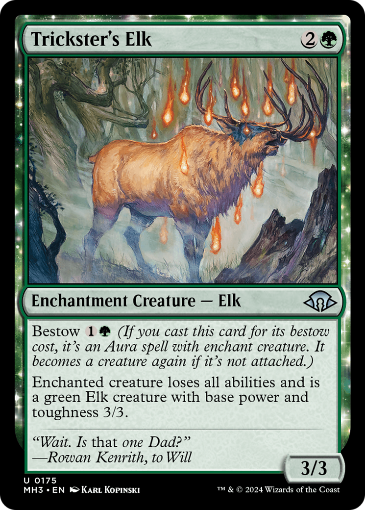 Trickster's Elk (MH3-175) -  Foil