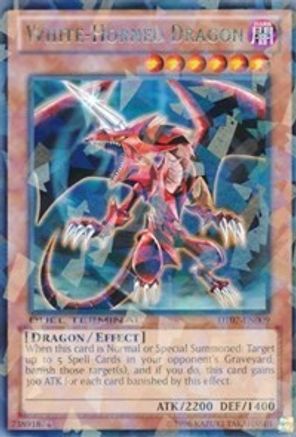 White-Horned Dragon (DT07-EN009) - Duel Terminal 7 Limited