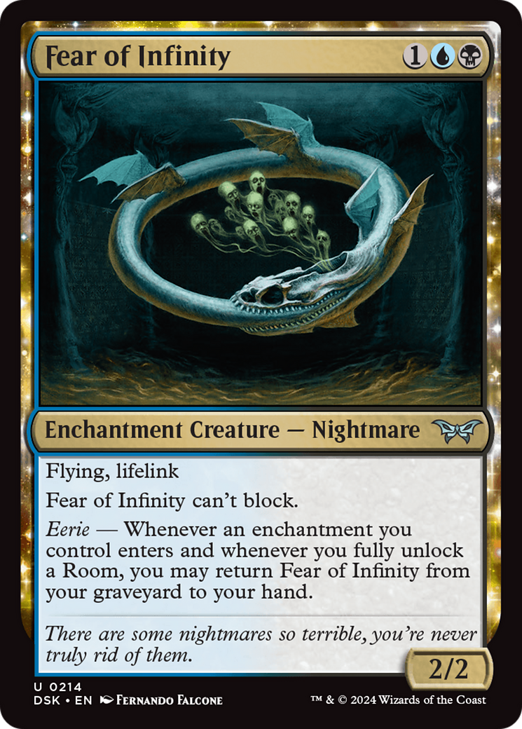 Fear of Infinity (DSK-214) - : (enchantment) Foil