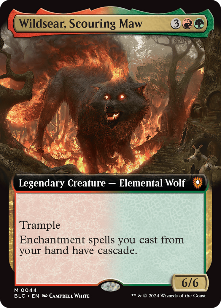 Wildsear, Scouring Maw (BLC-044) - : (Extended Art)