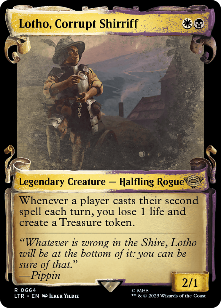 Lotho, Corrupt Shirriff (LTR-664) - : (Showcase) Foil