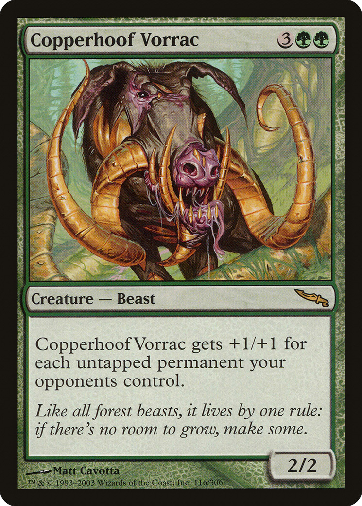 Copperhoof Vorrac (MRD-116) -  Foil