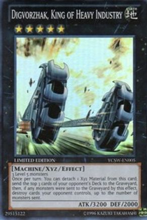 Digvorzhak, King of Heavy Industry (YCSW-EN005) - Yu-Gi-Oh! Championship Series Prize Cards Limited