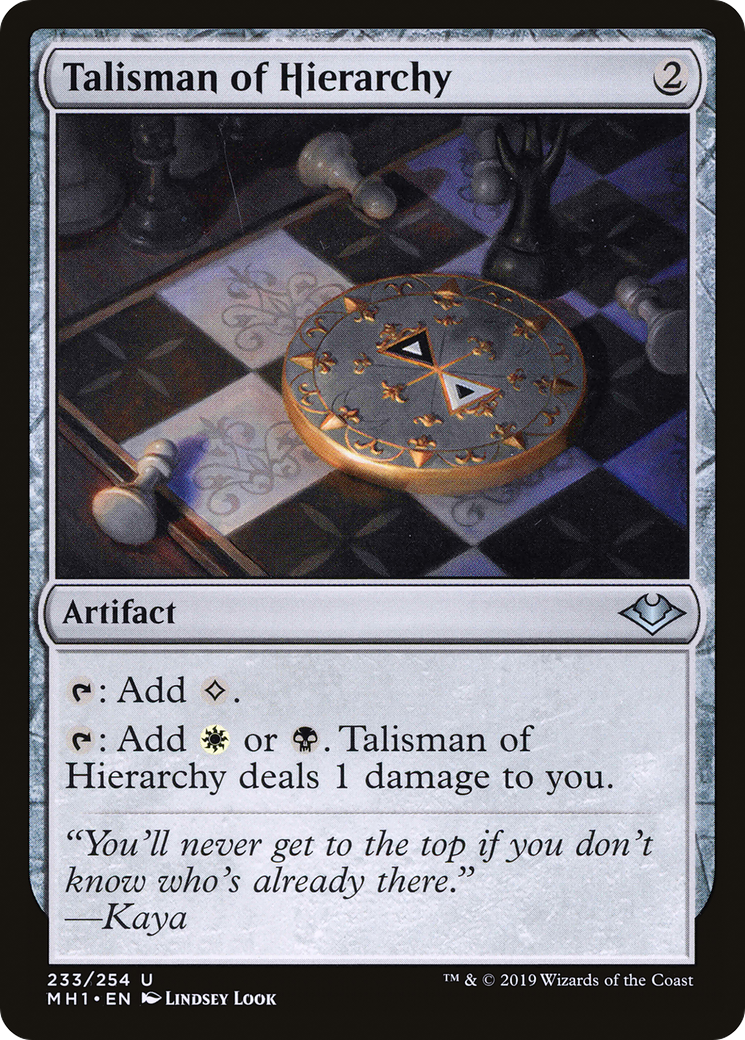 Talisman of Hierarchy (MH1-233) -  Foil