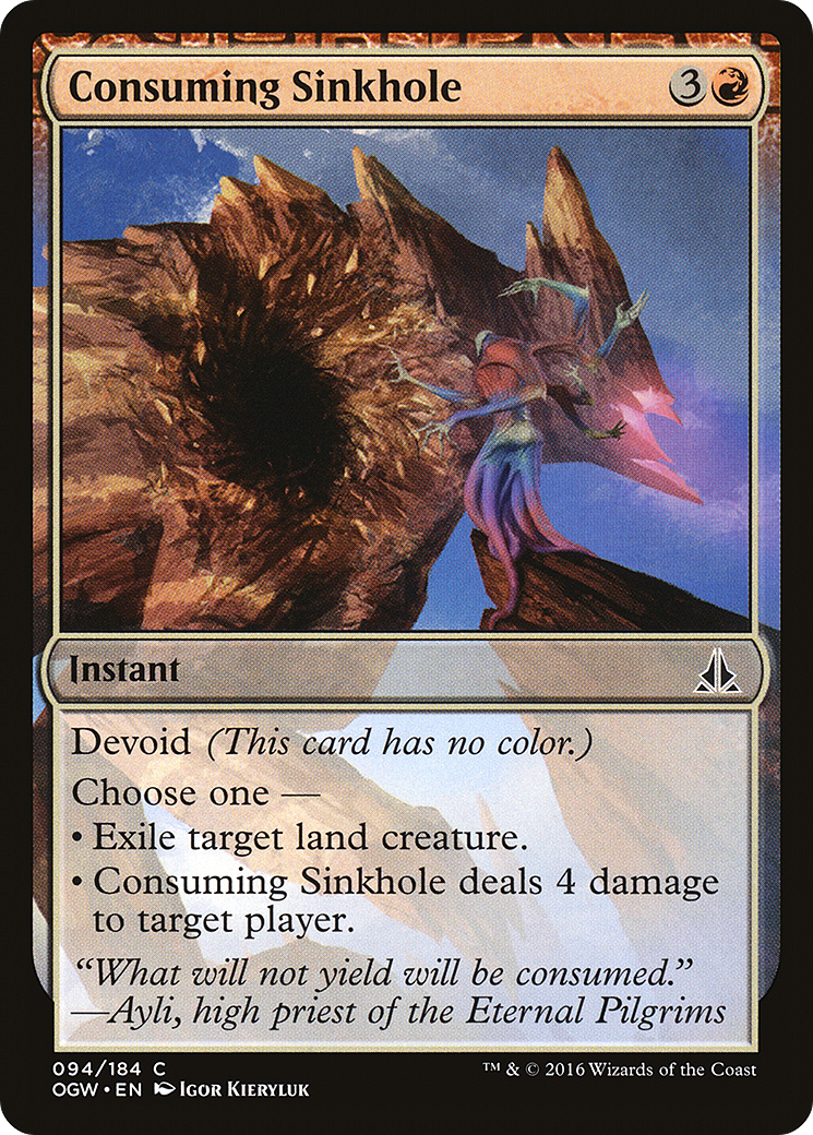 Consuming Sinkhole (OGW-094) - : (devoid) Foil