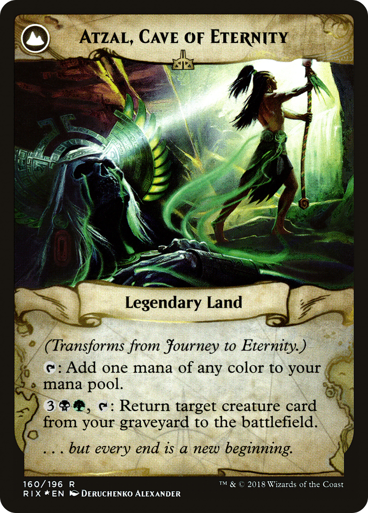 Journey to Eternity // Atzal, Cave of Eternity (PRE-160S) - : (compasslanddfc) Foil