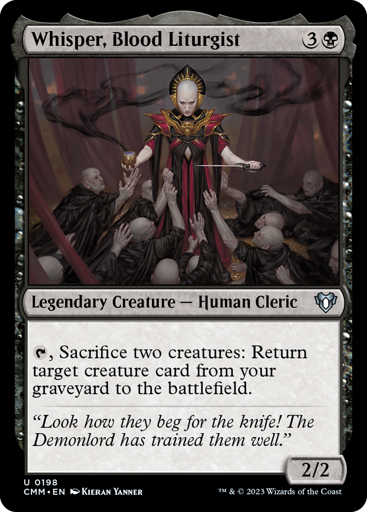 Whisper, Blood Liturgist (CMM-198) -  Foil