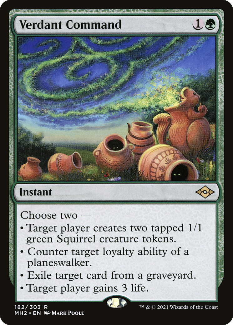 Verdant Command (MH2-182) -  Foil