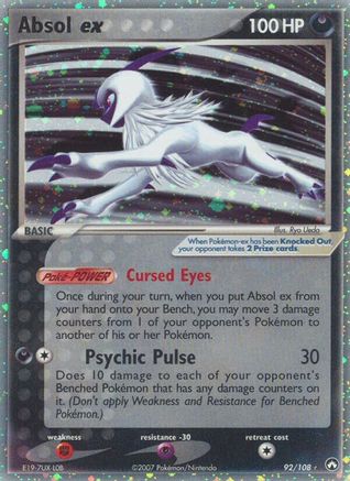 Absol ex 92/108 - Holofoil