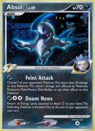 Absol G 1/147 - Reverse Holofoil