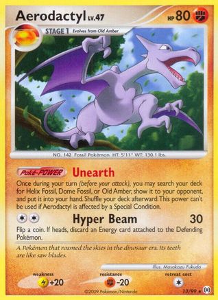 Aerodactyl 13/99 - Reverse Holofoil