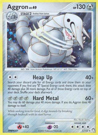 Aggron 1/123 - Holofoil