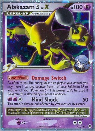 Alakazam E4 Lv.X 103/111 - Holofoil