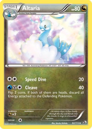 Altaria 92/113 - Reverse Holofoil