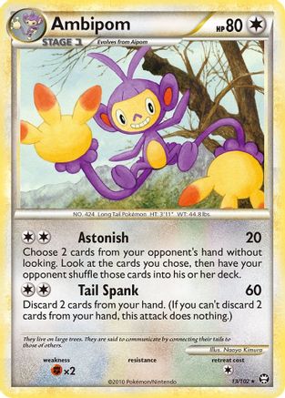 Ambipom 13/102 - Reverse Holofoil