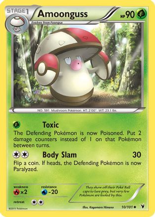 Amoonguss 10/101 - Reverse Holofoil