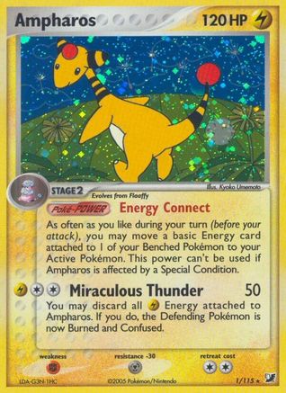 Ampharos 1/115 - Reverse Holofoil