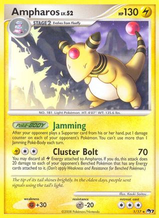 Ampharos 1/17 - Holofoil