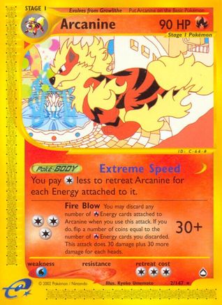 Arcanine 2/147 - Reverse Holofoil