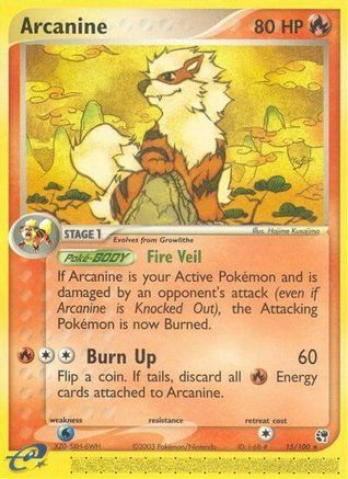 Arcanine 15/100 - Reverse Holofoil