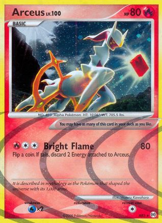 Arceus (AR3) AR3/99 - Holofoil