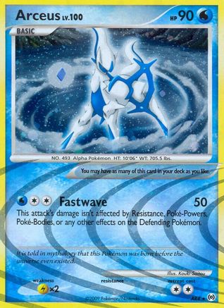 Arceus (AR4) AR4/99 - Holofoil