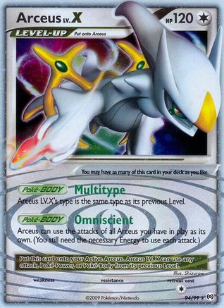 Arceus Lv.X (94) 94/99 - Holofoil