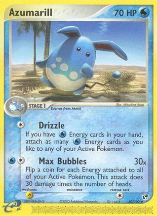 Azumarill 30/100 - Reverse Holofoil