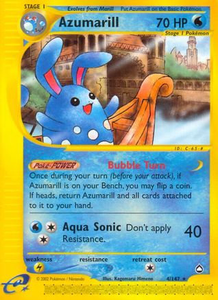 Azumarill 4/147 - Reverse Holofoil