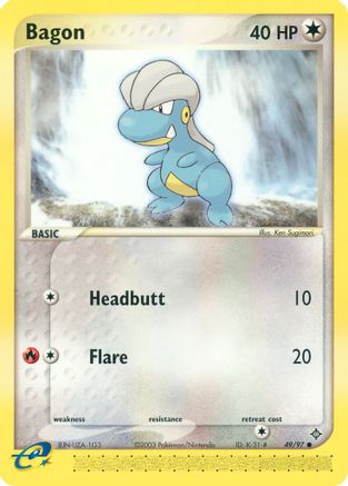 Bagon - 49/97 49/97 - Reverse Holofoil