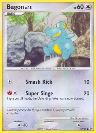 Bagon 52/99 - Reverse Holofoil