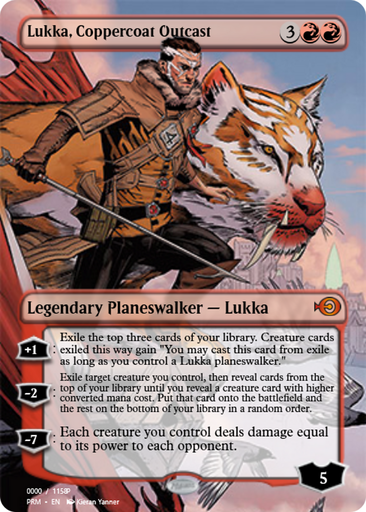 Lukka, Coppercoat Outcast (PRM-80801) -  Foil