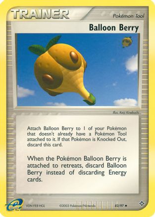 Balloon Berry 82/97 - Reverse Holofoil