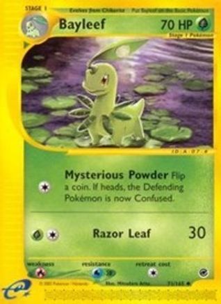 Bayleef 71/165 - Reverse Holofoil