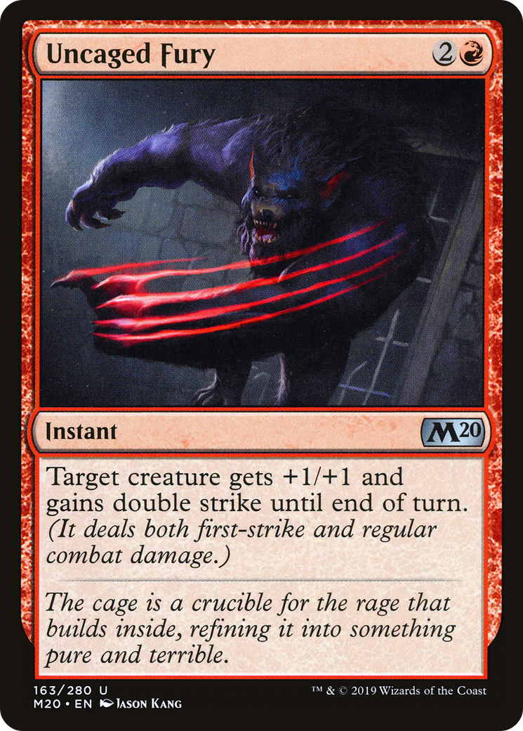 Uncaged Fury (M20-163) -  Foil