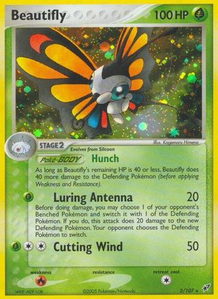 Beautifly 2/107 - Reverse Holofoil