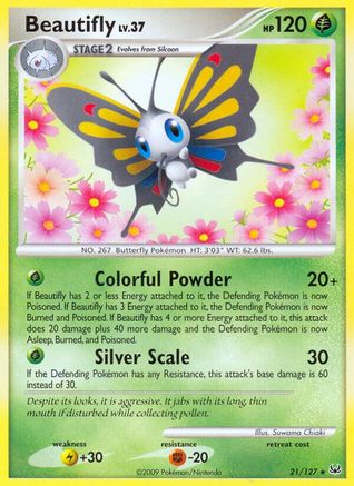 Beautifly 21/127 - Reverse Holofoil