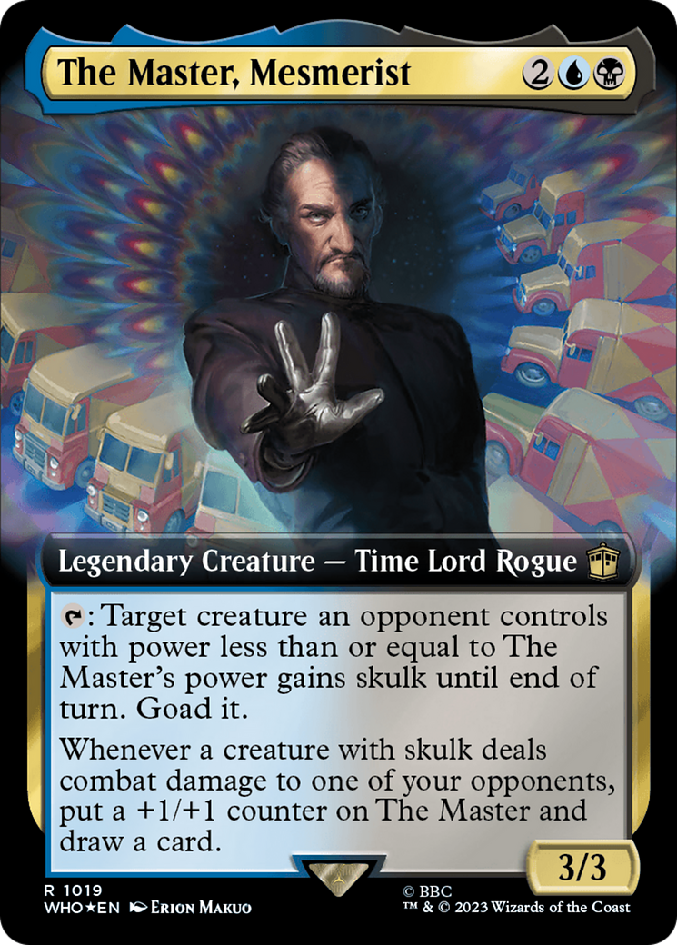 The Master, Mesmerist (WHO-1019) - : (Extended Art) Foil