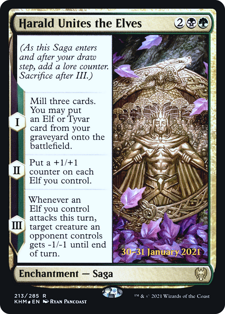 Harald Unites the Elves (PRE-213S) -  Foil