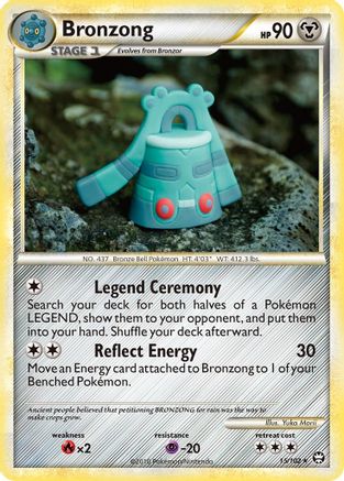 Bronzong 15/102 - Reverse Holofoil