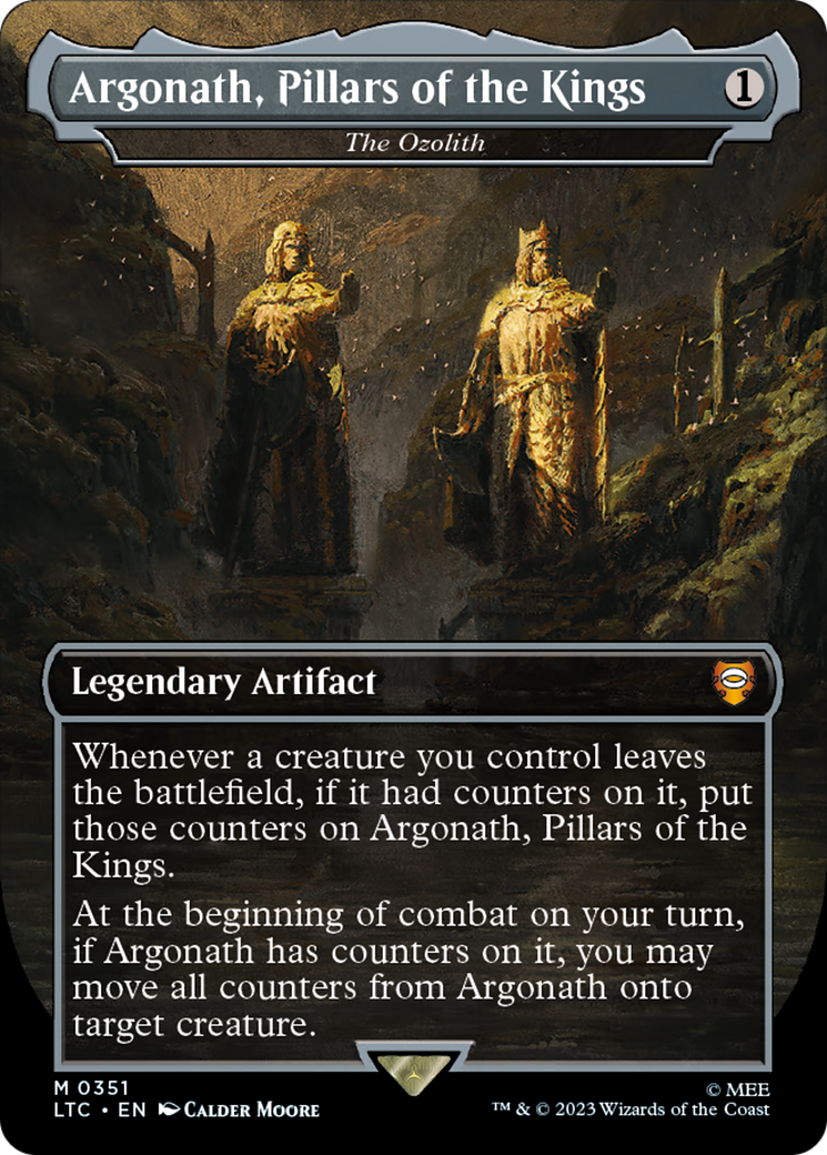 The Ozolith (LTC-351) -  / Argonath, Pillars of the Kings (Borderless) Foil