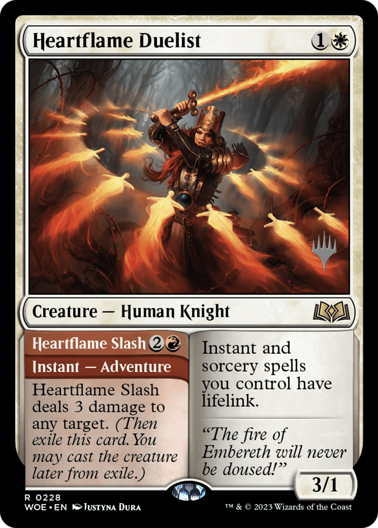 Heartflame Duelist // Heartflame Slash (PPWOE-228P) -  Foil