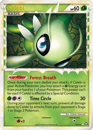 Celebi (Prime) 92/102 - Holofoil