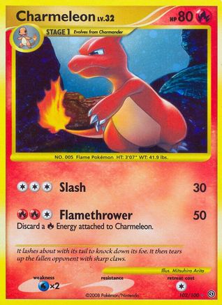 Charmeleon 102/100 - Holofoil