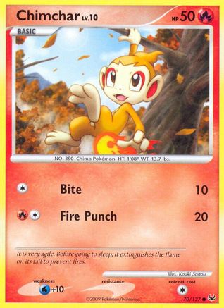 Chimchar 70/127 - Reverse Holofoil