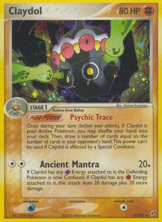 Claydol 5/107 - Reverse Holofoil