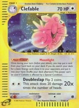 Clefable (7) 7/165 - Reverse Holofoil